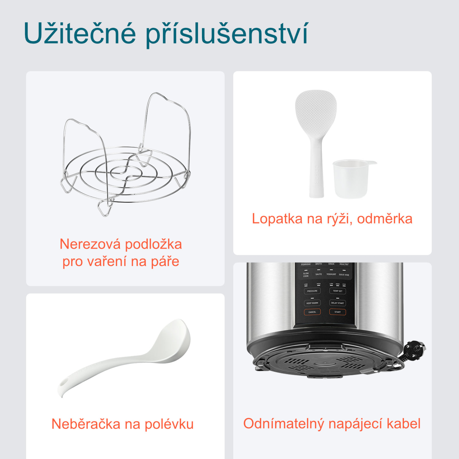 Kompletní výbava pro kulinářské dobrodružství